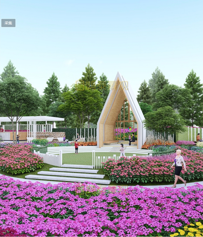 現(xiàn)代小游園花鏡與景觀設(shè)計(jì)的融合 以SU模型為媒介的實(shí)踐探索